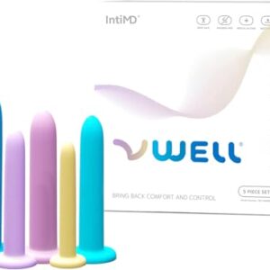 VWELL Silicone Wands Set Hands-Free Suction Tapered Medical Silicone (Complete 5 Kit System)