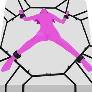 Bed Bondaged Restraints Kit for Couples Sex Playing Bed and Handcuffs Tools Sex Resistance Bands King Bed Straps for Adult Play Mattress Hand Leg Cuffs Ankle Wrist Resistance Bands Sweater